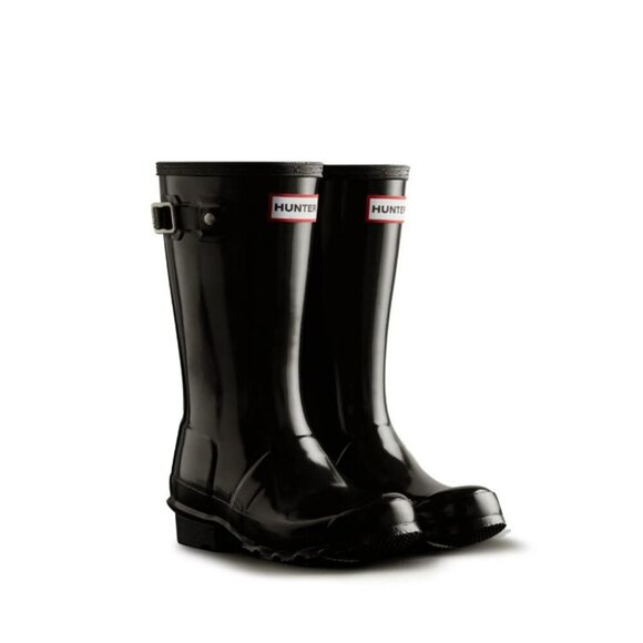 Hunter Shoes - Hunter Original Gloss Rubber Black Rain Boots Size 6/7